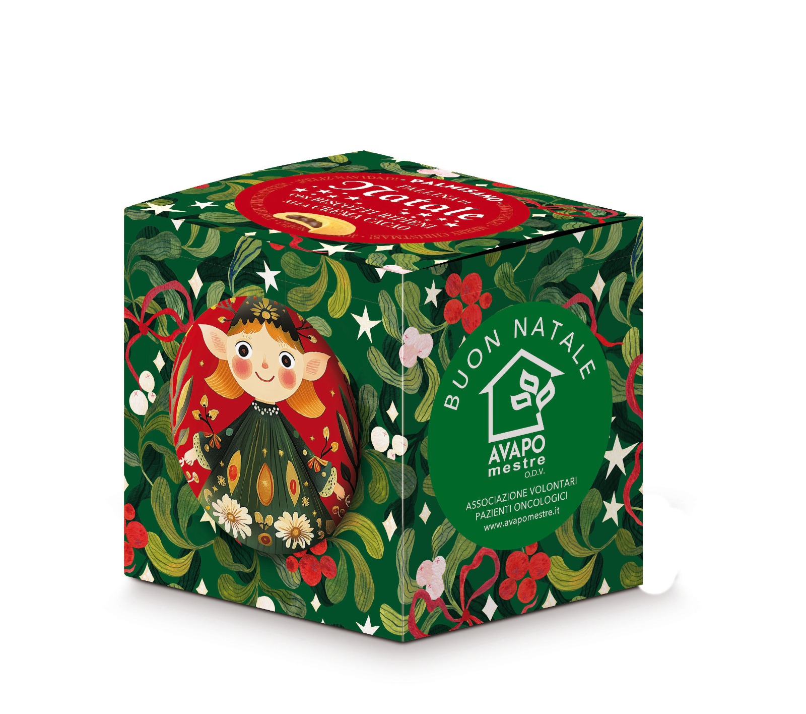 PALLINA DI NATALE con biscotti