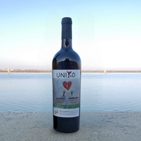 VINO UNIKO ROSSO uve Cabernet Cantine Paladin 0,75l